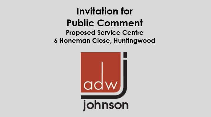 INVITATION FOR PUBLIC COMMENT - Service Centre, Huntingwood, NSW